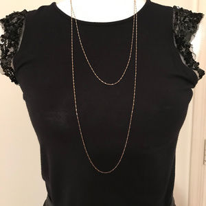 Club Monaco Cotton top with sequins